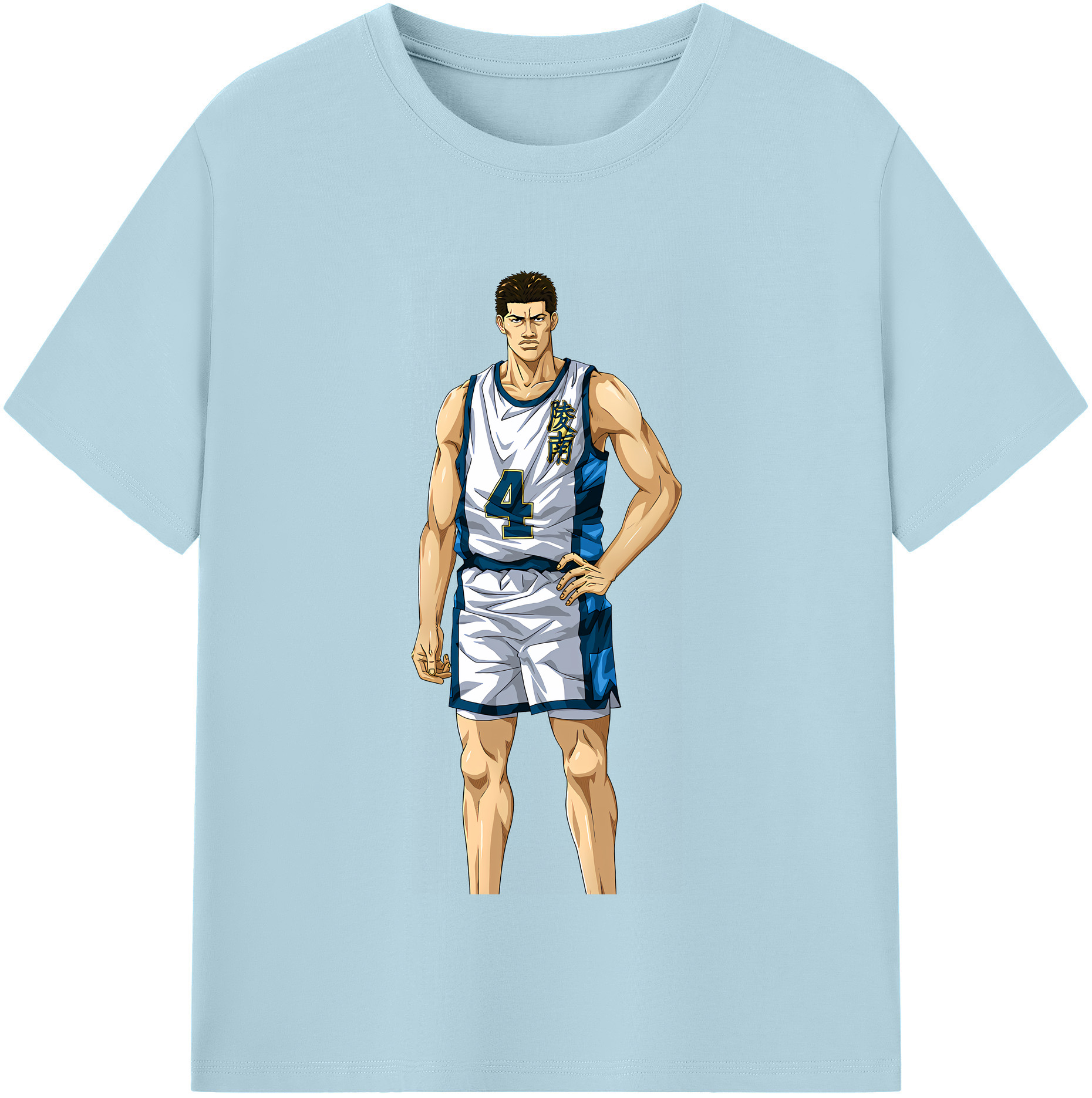 SLAM DUNK／スラムダンク 綿100％半袖Tシャツ（フロントプリント）